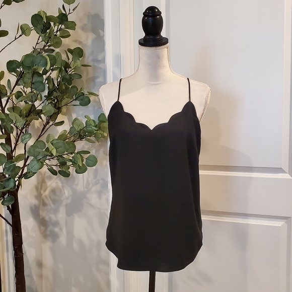 J. Crew Tops - J. Crew Scalloped Cami Halter Top